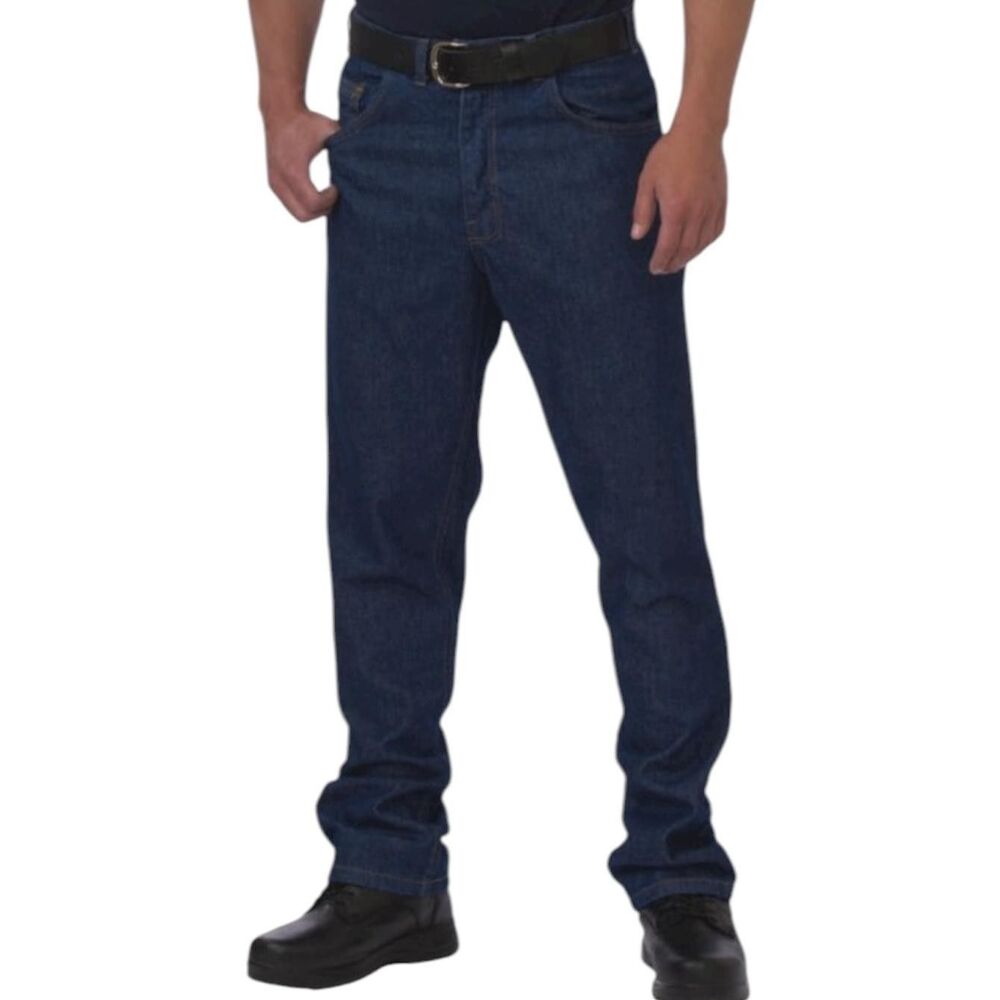 Crude FR Jeans Mens 36x32 Blue Flame Resistant CAT 2 NFPA 2112 ATPV 13 Stretch